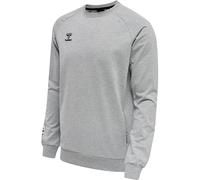 hummel Men's Hmlmove Grid Cotton Sweatshirt, Grey Melange, S