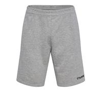 hummel Men's Hmlmover Cotton Bermuda Shorts, Grey Melange, XXL