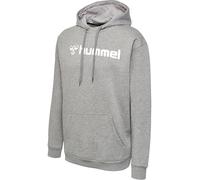 hummel Men's Hmlmover Cotton Hoodie Hooded Sweatshirt, Grey Melange, XXL
