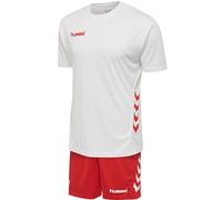 hummel Men's Hmlpromo Duo Set Track Suit, White/True Red, XXL EU