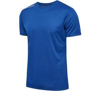 hummel Men's Hmlrun Jersey S/S T-Shirt, Blue (True Blue), L