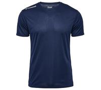 hummel Men's Hmlrun Jersey S/S T-Shirt, Black (Black Iris), L