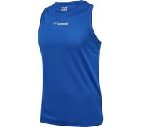hummel Men's Hmlrun Singlet S/L T-Shirt, Blue, L