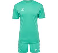 Hummel Logo Short Sleeve Set Green S