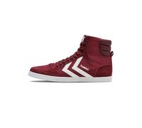 Hummel Men's Slimmer Stadil High Hi-Top Trainers, Red Cabernet, 11 UK