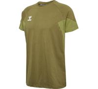hummel Men's T-Shirt S/S Raglan Sleeves Hmltravel Multisport Size Military Olive