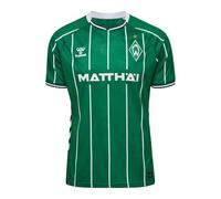 hummel Mens Werder Bremen Home Shirt 2025 2026 Adults Green/White M