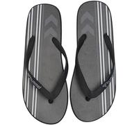 hummel Unisex Multi Stripe FLIP Flop Loafer, Black, 4 UK