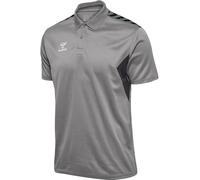 hummel Polo Hmlauthentic Multisport Men's Size Grey Melange