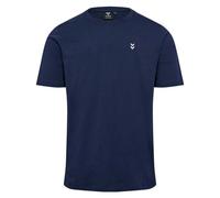 Hummel Pulse SS Tee Men - Blue Running T-Shirt with Excellent Breathability for Training and Performance (Size M)