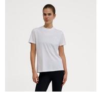 Hummel Pulse SS Tee Striped XS Women's Running T-shirt - White for Training and Performance