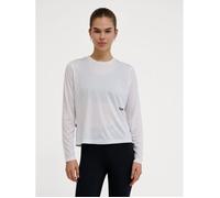 Hummel Pulse Workout LS Tee Women XS - White, perfect for training and an active lifestyle.