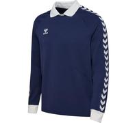 hummel Root Long Sleeve Polo L Blue