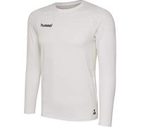 hummel Men's Hml First Performance Jersey L/S Shirt White