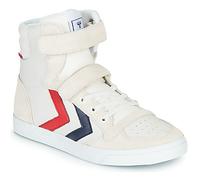 Children's Trainers Hummel slimmer stadil leather high Blanc 32