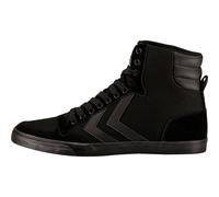Hummel Unisex Slimmer Stadil Tonal High Hi-Top Trainers, Black, 8 UK