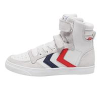 hummel Slimmer Stadil Leather High Trainers UK 4 White