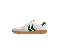 hummel Sneaker Handball Perfect Adult Breathable Lightweight Design Size, White Green, 12.5 UK