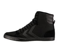 Hummel Sneaker Slimmer Stadil Tonal High All Black Indoor Shoes 064465 2001 SALE