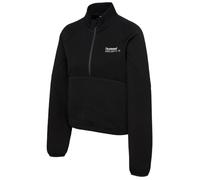 Hummel Tech Fleece Boxy Half-Zip Women's Top - Black, Perfect for Running and Training