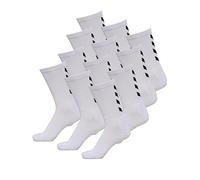 hummel Unisex Adult Foundation Socks Pack of 3, White (9001), 41-45