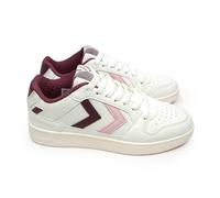 Hummel Unisex Adults' ST. Power Play PP Sneakers, WHITE/PINK (9144), 25.0 cm