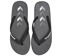 hummel Unisex Chevron Flip Flop Sandal, Black, 4 UK