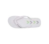 hummel Unisex Chevron Flip Flop Sandal, White, 6 UK