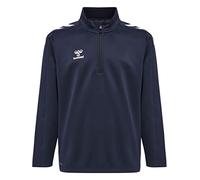 Hummel Unisex_Child hmlCORE XK Half Zip Poly Sweat Kids Sweatshirt, Navy, 140 (EU)