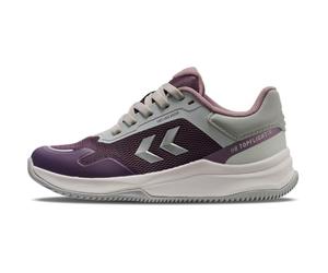 Hummel Unisex Children's Topflight Pro Lc JrHandball Shoe, Black Plum, 3.5 UK