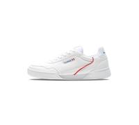 hummel Unisex Forli Sneaker, White/RED/Blue, 4.5 UK