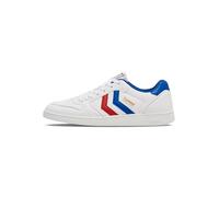 hummel Unisex Handball Perfekt Sneaker, White Navy red, 10.5 UK