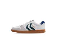 hummel Unisex Handball Perfekt SP Trainers, Bright White, Navy Peony, 42 EU, Bright White Navy Peony, 8 UK