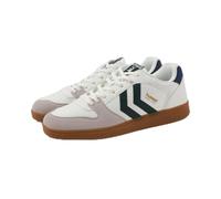 hummel Unisex Handball Perfekt SP Trainers, Bright White, Navy Peony, 43 EU, Bright White Navy Peony, 9 UK