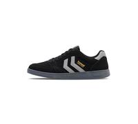 hummel Unisex Handball Perfekt Synth. Suede Sneaker, Black/Grey, 3 UK