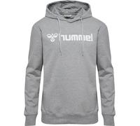 hummel Unisex Hmlgo 2.0 Logo Hoodie Sweatshirt, Grey Melange, L EU
