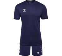 Hummel Logo Short Sleeve Set Blue L