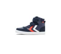hummel Unisex Kids Slimmer Stadil Leather High Jr Hi-Top Trainers