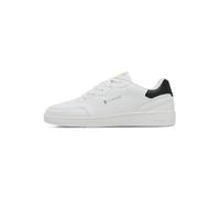 hummel Unisex Match Point Trainers, White Black, 5 UK