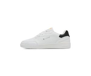 hummel Unisex Match Point Trainers, White Black, 6 UK