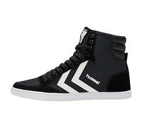 Hummel Unisex Slimmer Stadil High Hi-Top Trainers ,Black White Kh 63 511 2113,7.5 UK