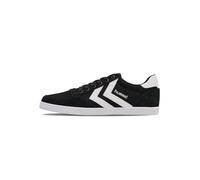 hummel Unisex Slimmer Stadil Low Low-Top Sneakers, Black White Kh 63 512 2113, 7.5 UK