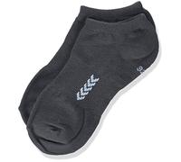 hummel unisex sneaker socks, ribbed cotton ankle socks, Children's, Socken Ankle Socks SMU, Castle Rock/Black