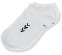hummel unisex sneaker socks, ribbed cotton ankle socks, Children's, Socken ANKLE Socks SMU, white/black