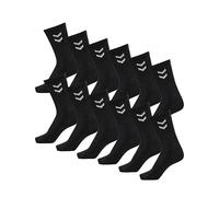 hummel Unisex Sports Socks Basic - Pack of 12, Black (2001), 41-45
