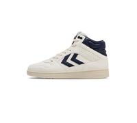 hummel Unisex St Power Play Mid Pl Trainers, Marshmallow Black Iris, 7 UK
