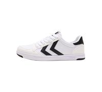 Hummel Unisex Stadil Light Canvas Sneaker, White Black, 6 UK
