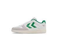 hummel Unisex's Schnürsenkel Sneaker St. Power Erwachsene, White Green, 12 UK