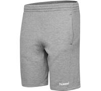 hummel Women HMLGO Cotton Woman Bermuda Shorts - Grey Melange, Medium