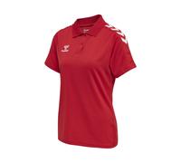 Hummel Womens Core Functional Polo Shirt in Red - Size X-Small
